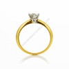 18k Yellow Gold Brilliant Cut 0.80ct Solitaire Diamond Engagment Ring